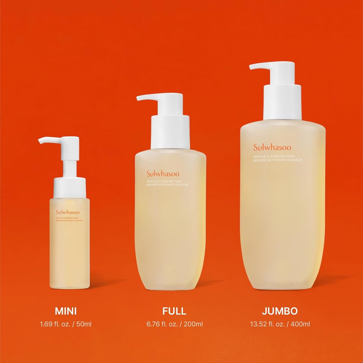 Sulwhasoo Gentle Cleansing Foam - Hydrating Korean Face Wash for All Skin Types | 6.76 fl. oz.
