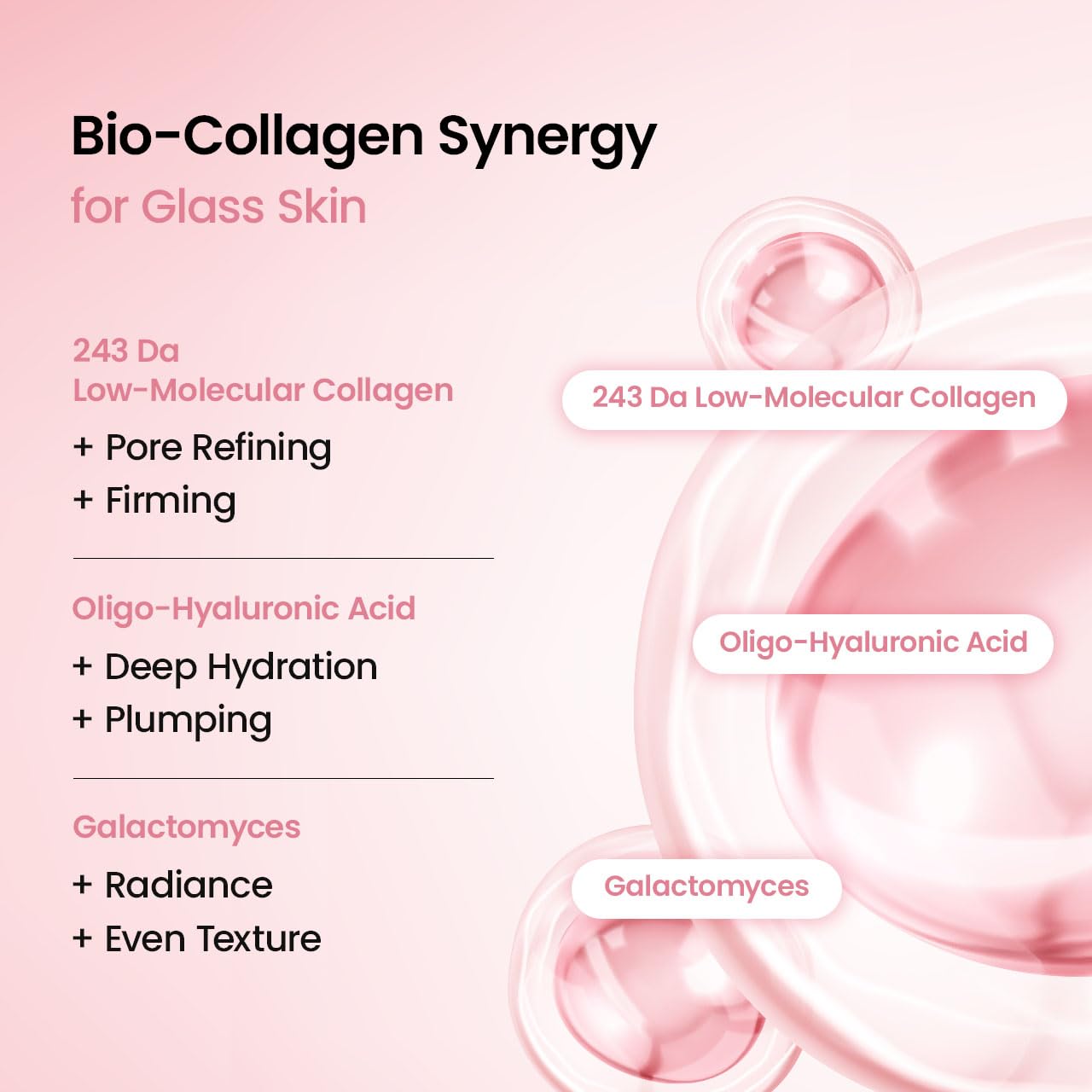 Bio-Collagen Deep Hydrating Hydrogel Face Mask - Pore Minimizing & Plumping | 1.19oz (34g) x 4 Pack