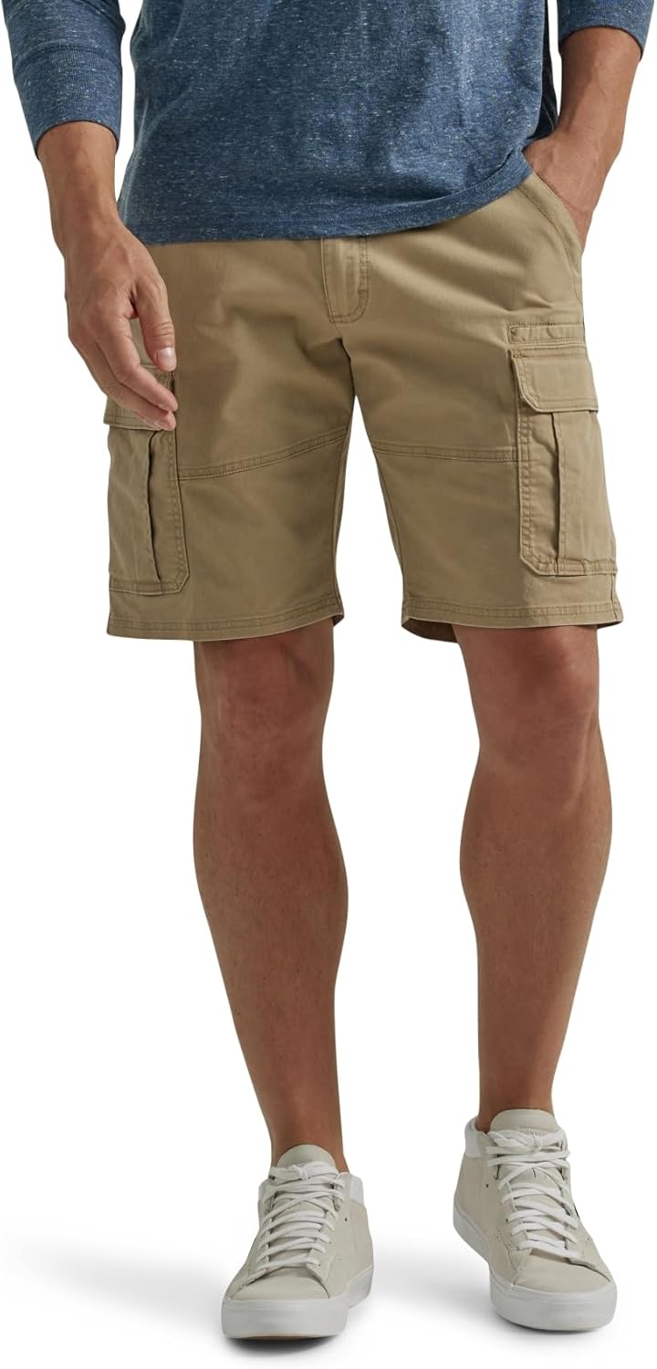 Men's Classic Cargo Stretch Shorts - Wrangler Authentics | Comfortable Fit, Versatile Style