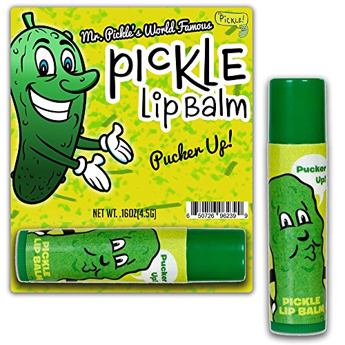 Dill Pickle Flavored Lip Balm – Funny Gag Gift for Pickle Lovers