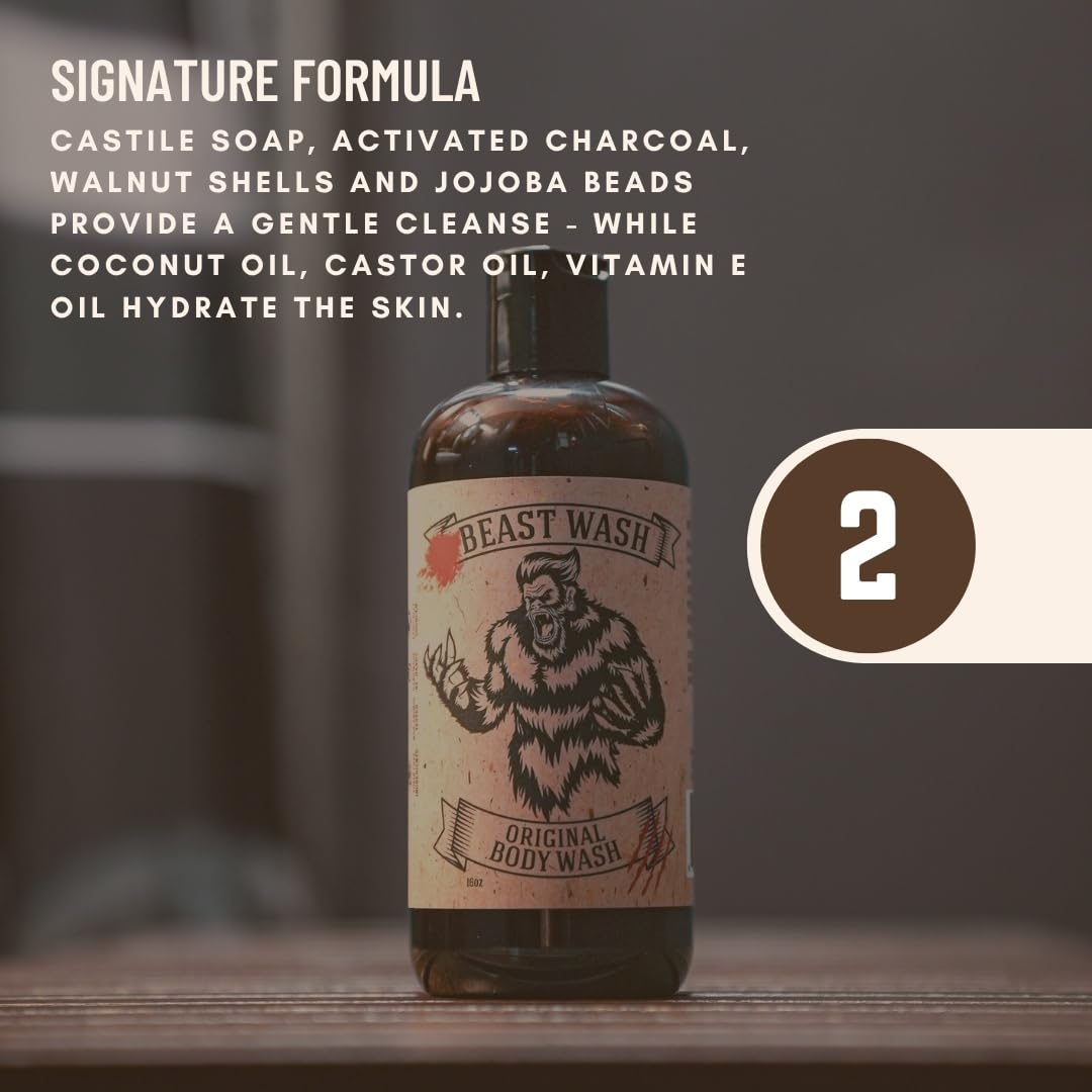 Johnny Slicks Shampoo - Supports Hair Hydration & Volume - Organic Oils & Natural Cleanse - Castor Oil, Aloe Vera, Jojoba - Original Scent - 16 oz