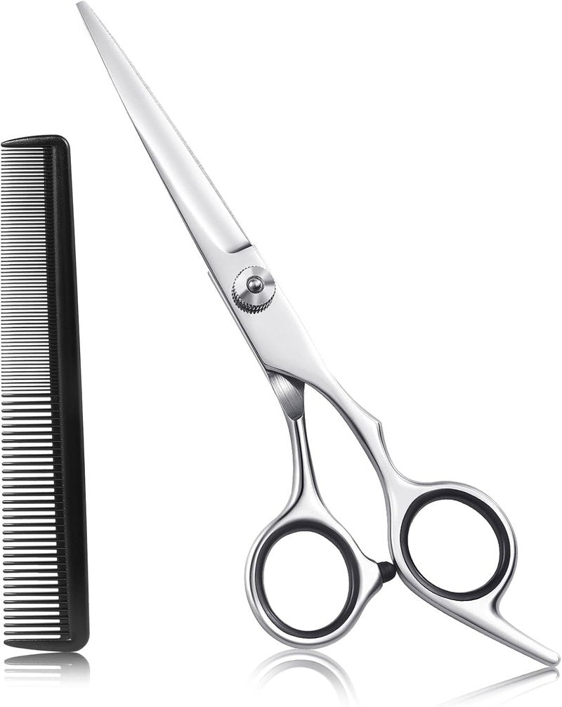 Hair Cutting Scissors - 6.5" Stainless Steel Barber Shears for Precision Trimming | Professional Kit for Salon & Home Use