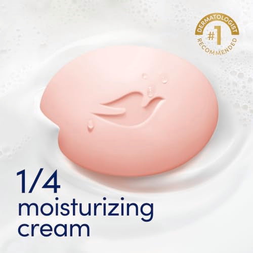 Dove Rebalancing Beauty Bar Soap - White Peach & Rice Milk, 6 Count