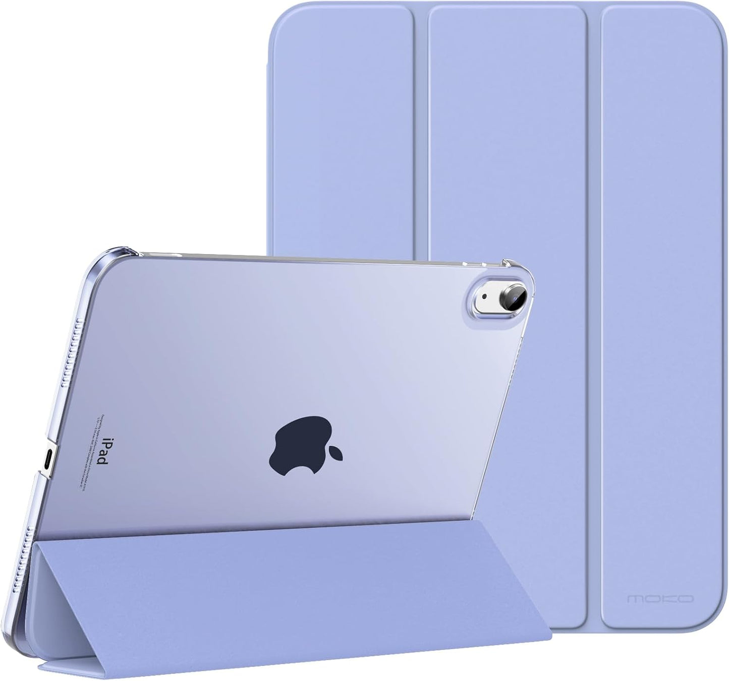 iPad 11th & 10th Generation Case - Slim Hard PC Translucent Back Cover | Navy Blue, Auto Wake/Sleep Support
