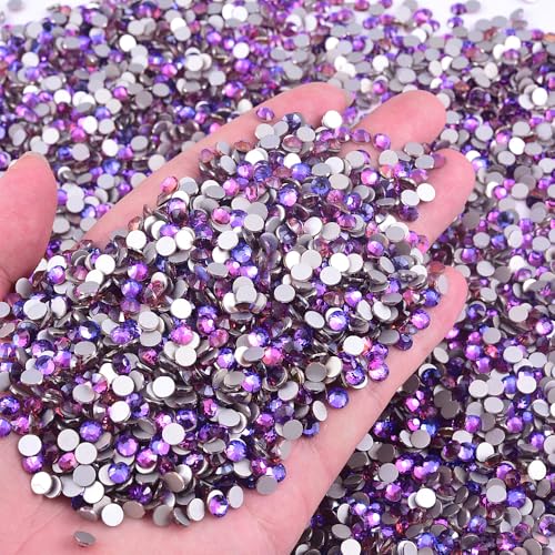 Purple Velvet SS16 Flatback Rhinestones Glass Beads 1440pc – Blinginbox 23-Purple Velvet
