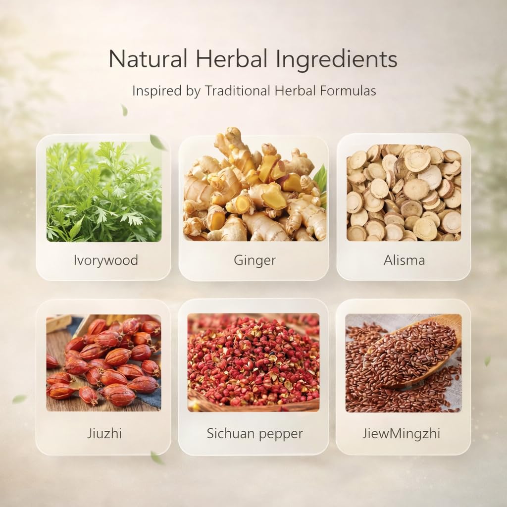 Herbal Patch Pad Balance – Plant Herbal Navel Patches for Menstrual Cramp Relief, Help Reduced Bloating Appearance, Promotes Abdominal Comfort Non-Irritating Design 1 Boxes 5 Piece