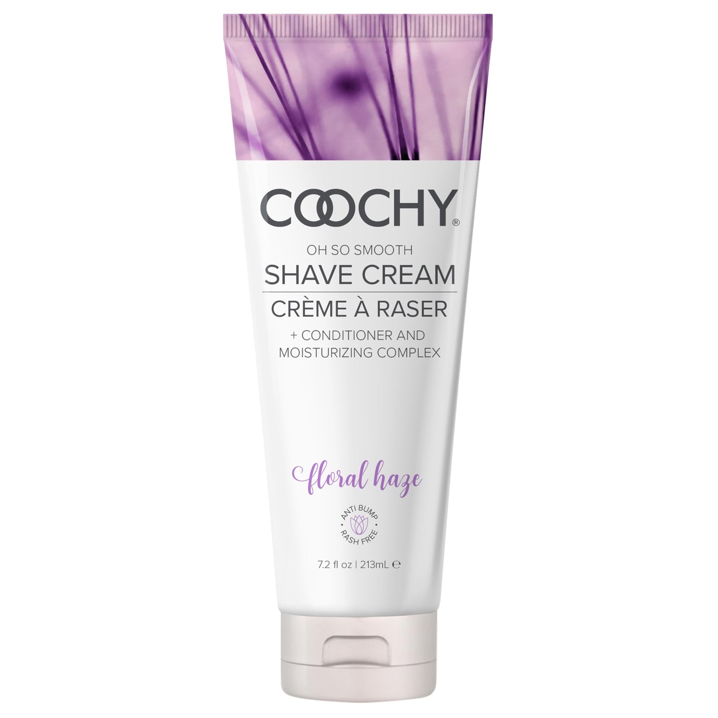 Coochy Shave Cream - Moisturizing Shave Lotion - Gentle Intimate Shaving Cream - For Bikini Area, Underarms, Legs & More - Rash-Free, Hydrating Formula - Floral Haze, 7.2 oz