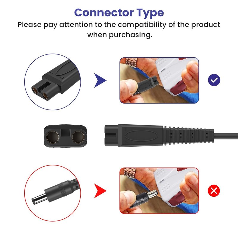 Xxszhy 5V 1A Adapter for Andis Shaver Charger Power Cord, Replacement Andis Charger Compatible with 17150 17165 TS-1 TS-2 Foil Shaver