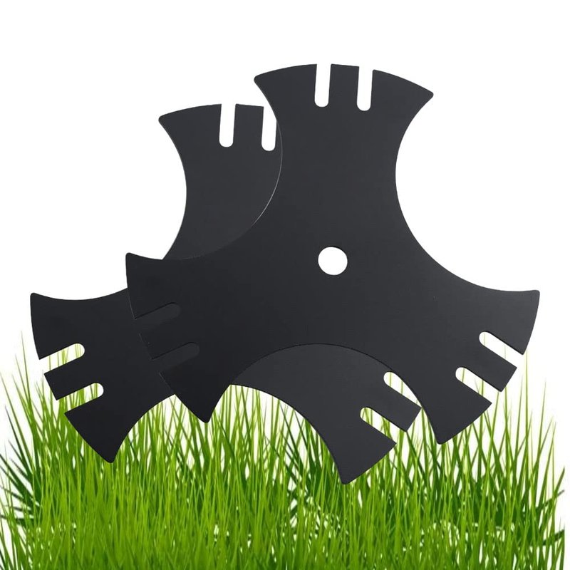 AMTHKNO 2 Pack 9" X5/8" 3-Side Edger Star Blades - for Craftsman Edger Replacement 9" Blades, Compatible with MTD 781-0748 781-0748-0637 40-009 490-105-M017