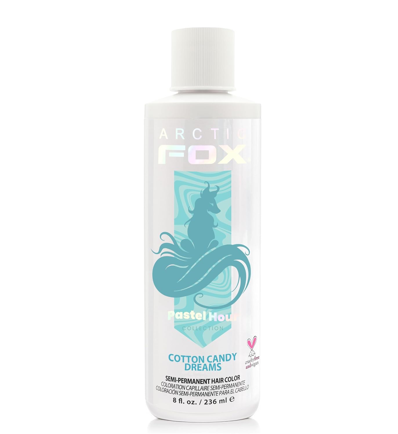 Arctic Fox Semi-Permanent Hair Dye - Vibrant Purple AF Color | Vegan, Ammonia-Free, 4 Fl Oz