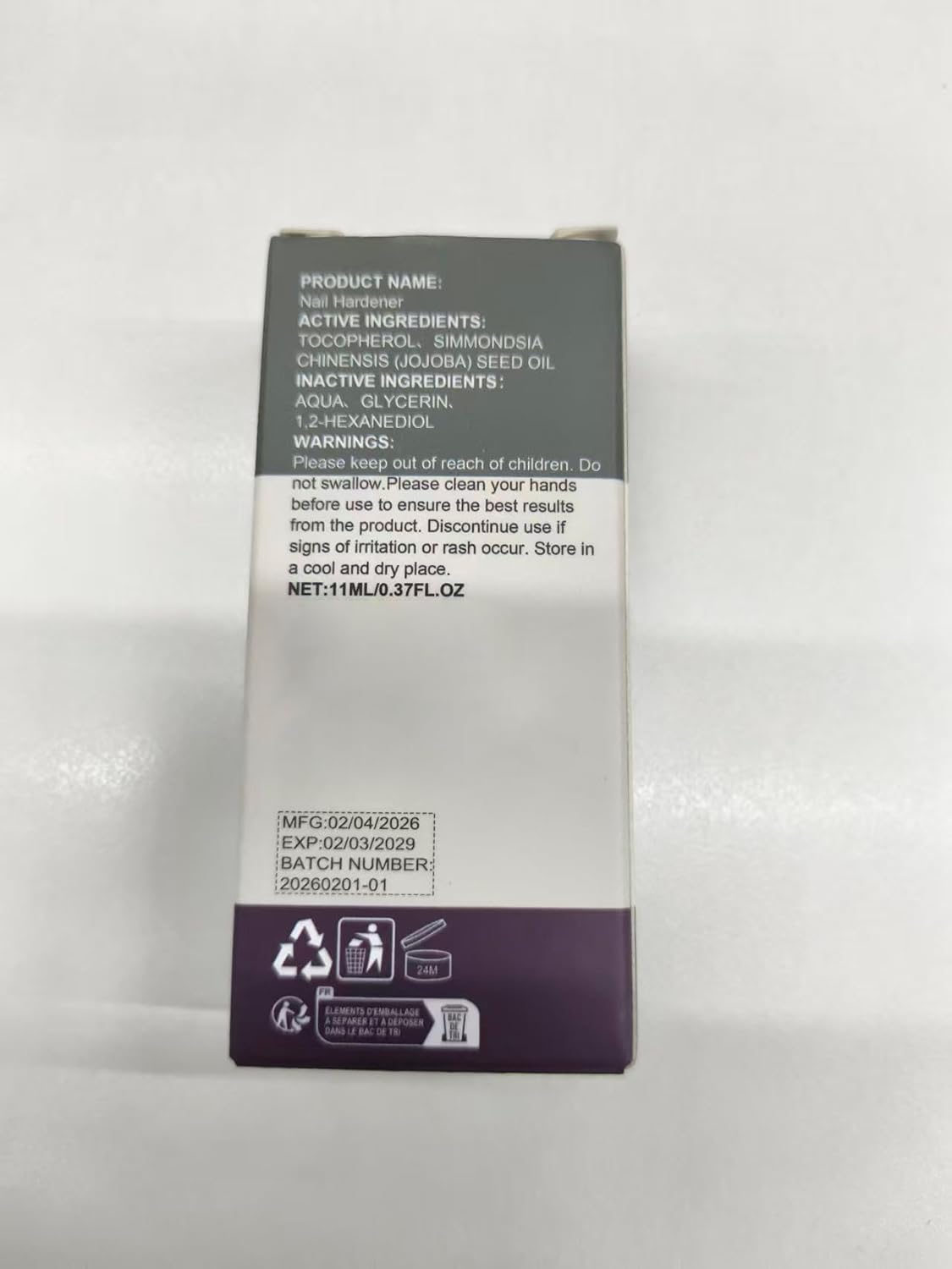 Nail Care Cuticle Oil - Multi-Purpose Repair with Hyaluronic Acid | Strengthens & Promotes Fast Growth, 0.37 fl oz
