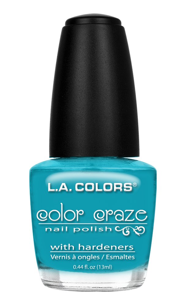 L.A. COLORS Color Craze Nail Polish, Sea Siren, 0.44 fl. oz., CNP433, (CNP433)