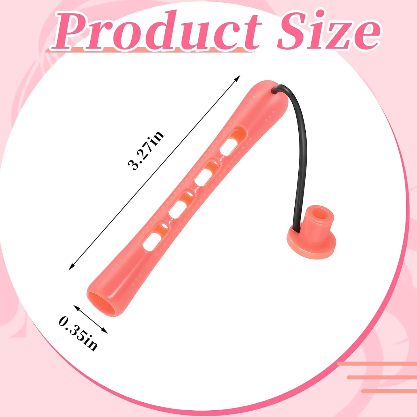 Tigeen 160 Pcs Perm Rods - No-Heat Plastic Hair Rollers for Natural Hair | Small Curling Rods (0.51 Inch, Red)