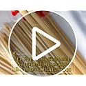 Reusable Bamboo Chopsticks - 50 Pairs, Eco-Friendly & Individually Wrapped