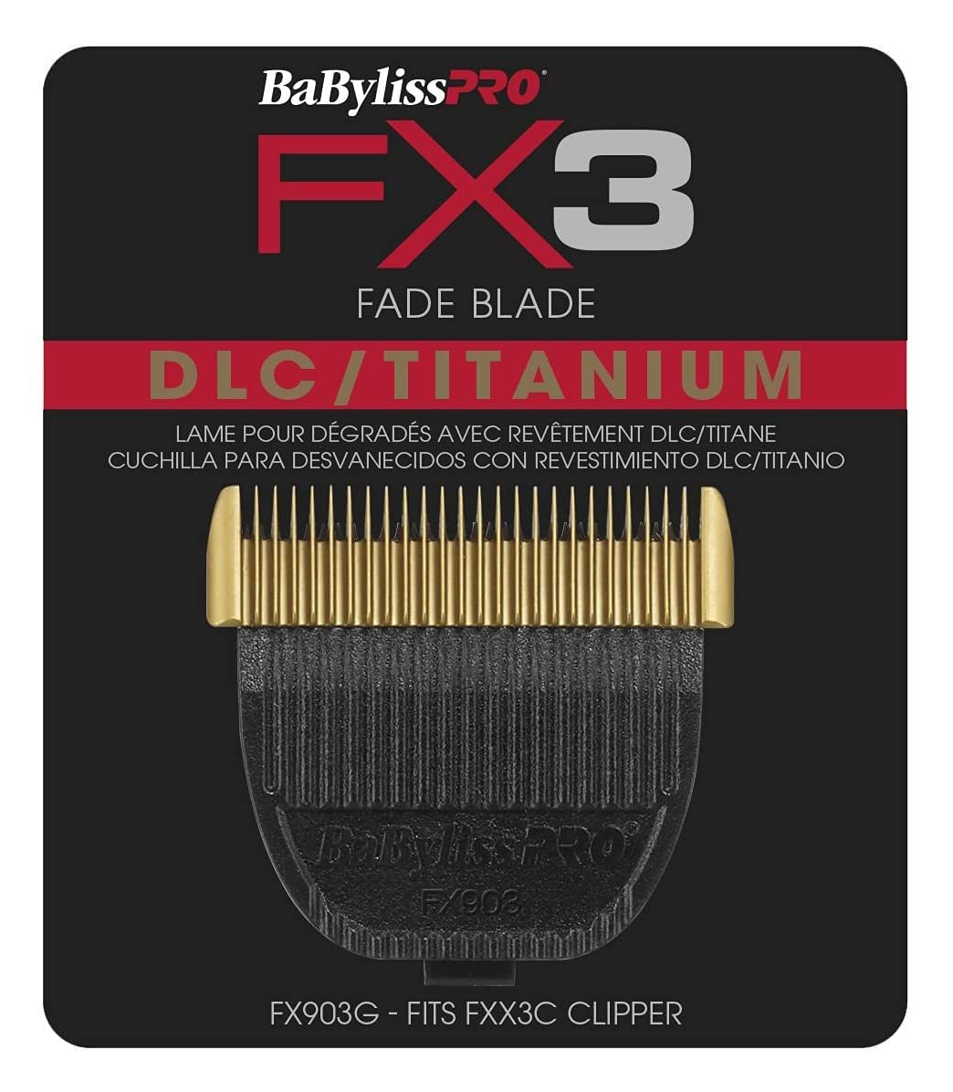 BaBylissPRO FX903G FX3 DLC/Titanium Fade Replacement Clipper Blade