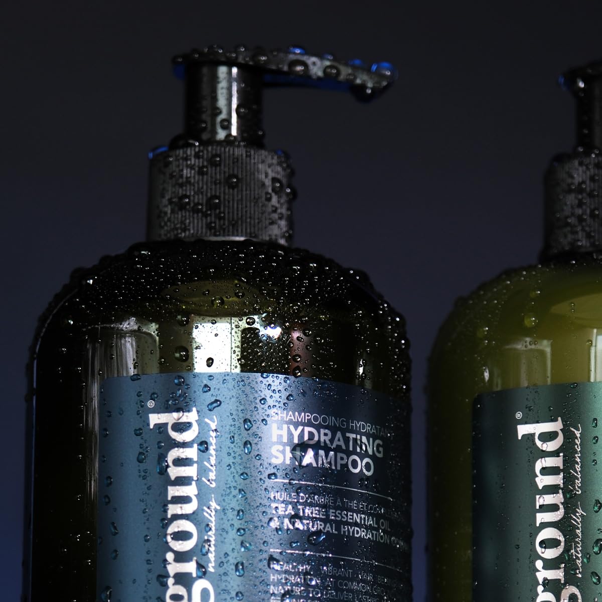 COMMON GROUND Hydrating Natural Shampoo, Paraben and Cruelty Free, Vegan, Plant-Based, With Tea Tree Essential Oil & Natural Hydration Complex, pH5.5, Healthy Scalp, Shine, Color Safe for Men, Women