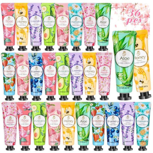 Hand Cream Set - 36 Pack Travel Size Lotion | Perfect Gifts for Mom, Teachers, Nurses & Bridesmaids