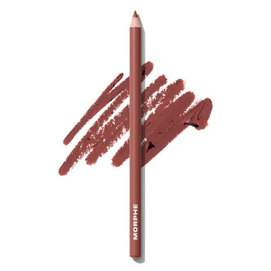 Morphe Signature Lip Liner Pencil - Creamy, Long Lasting Definer for Precise Shaping and Filling - Lip Makeup Essential with Smooth Glide - Professional Lipliner Pencil - Whipped (0.05 oz)