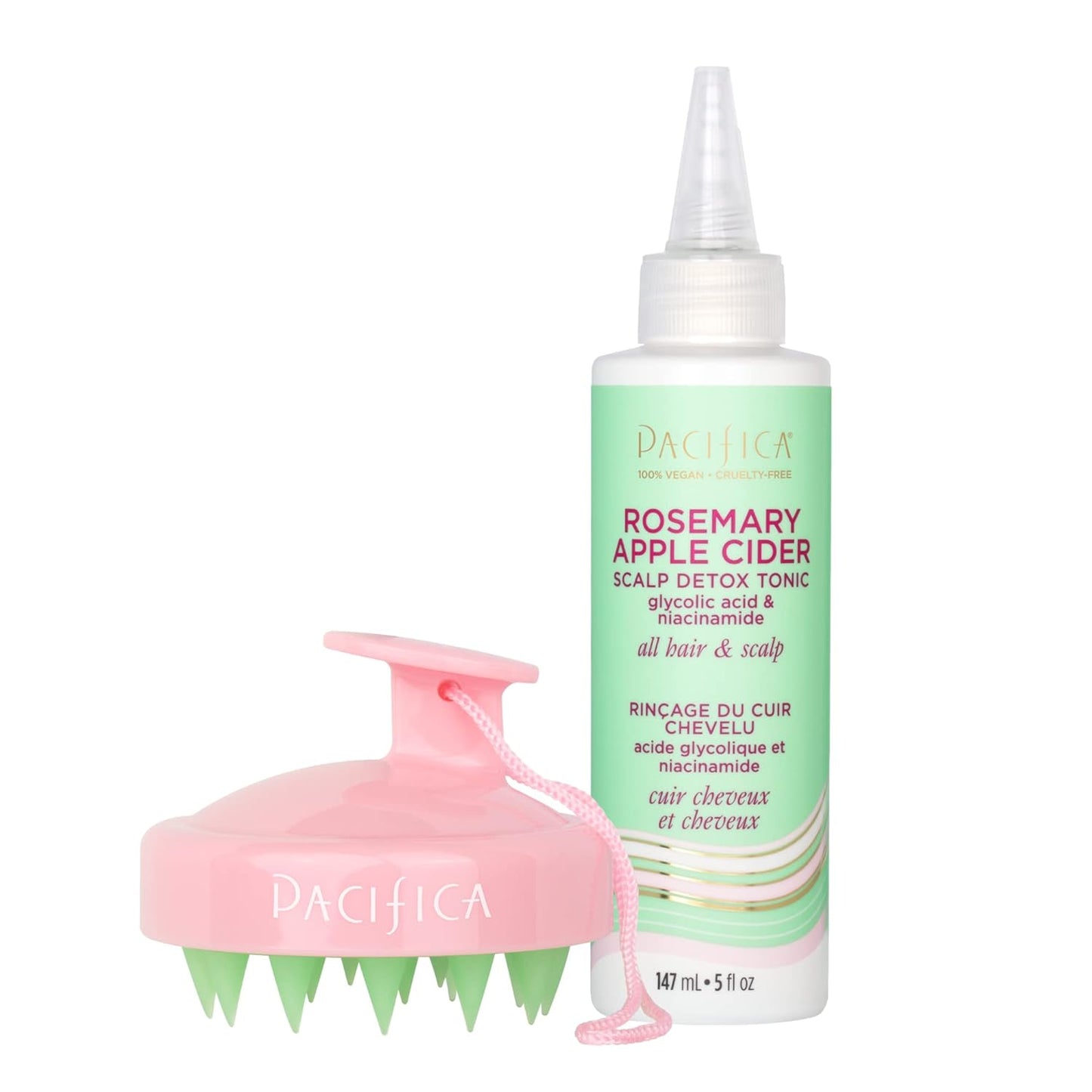 Pacifica Scalp Detox Tonic - Exfoliating Scalp Treatment with Glycolic & Salicylic Acid | 5 oz