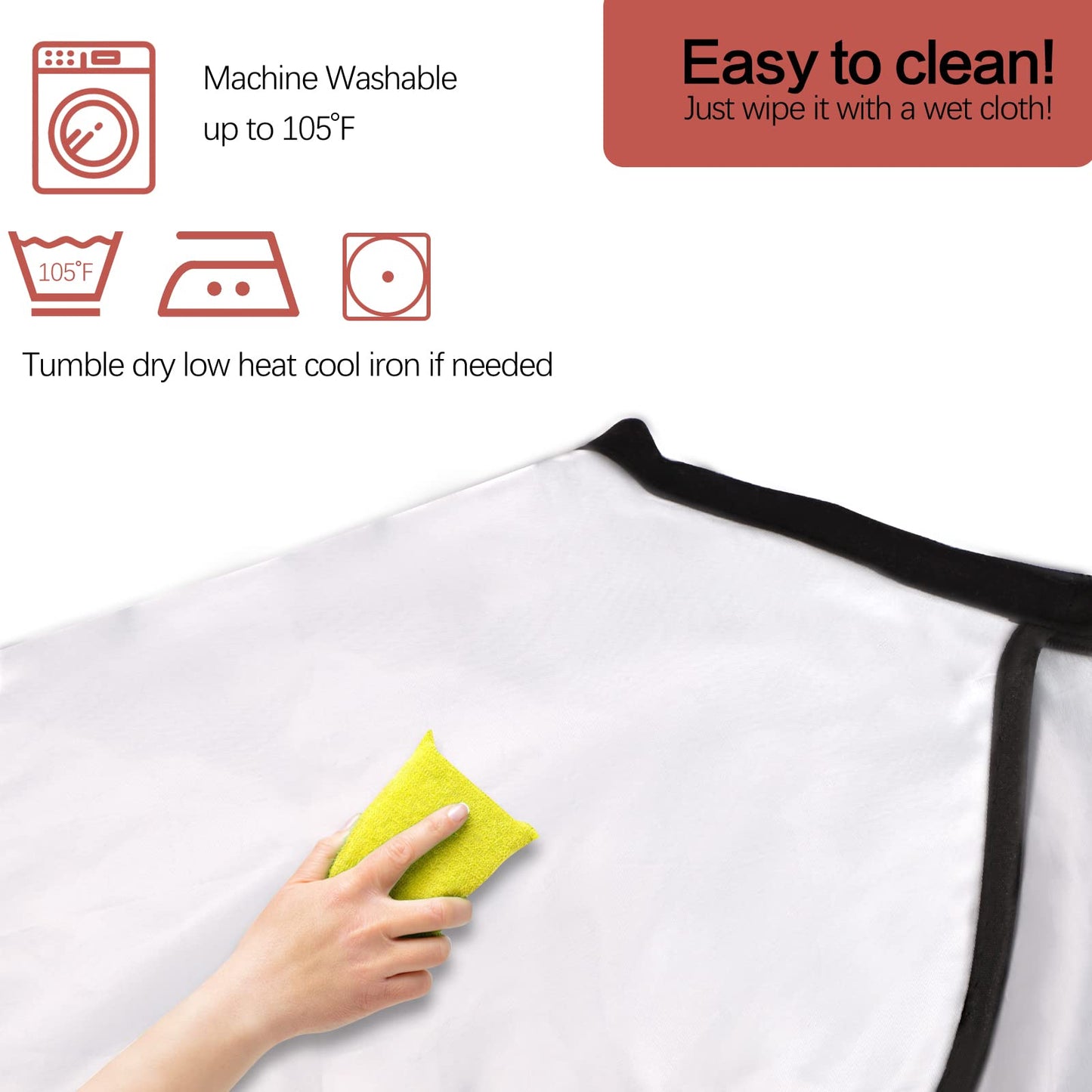 Short Barber Cape, Waterproof Nylon Salon Hair Cutting Cape, Makeup Artist Cape for Hair Dye, Comb-out, Styling, Shampoo (1, White)