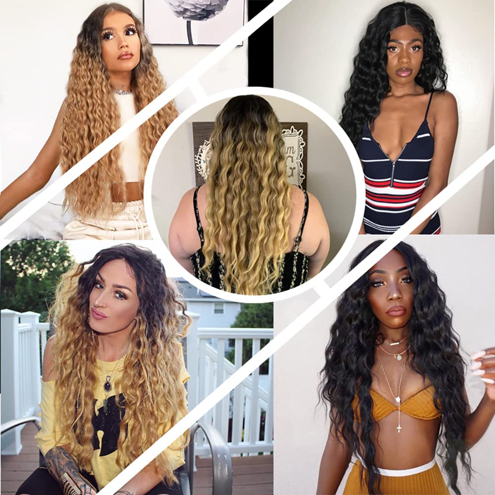 Ombre Human Hair Bundles 1b27 Honey Blonde Kinky Curly Bundles 28 Inch Unprocessed Brazilian Virgin Hair 1 Bundle Honey Blonde Bundle 100g