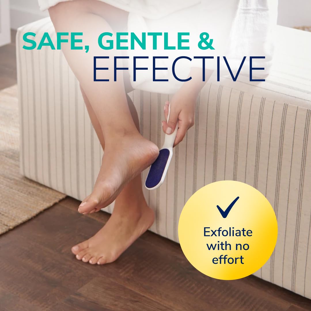 Dr. Scholl's Foot Callus Remover - Durable Nano Glass Foot File for Smooth Skin | Hygienic Pedicure Tool