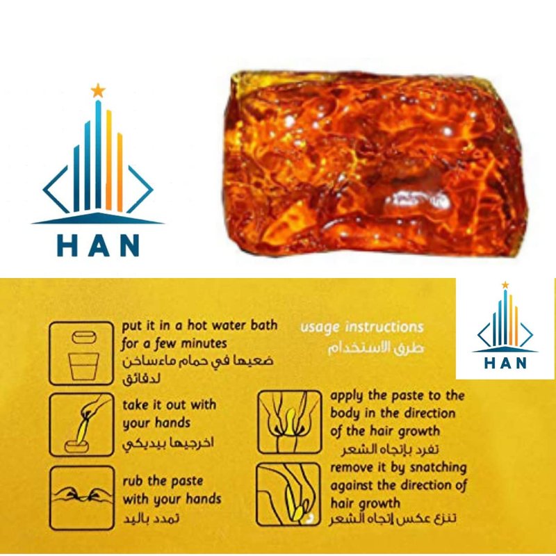 Harir Sweet Packets Hair Removal Wax Waxing Sugar Sugaring Paste Natural All Essence All Body Parts All Hair Types Bikini Brazilian Underarms Face Easy to Prepare (12 Packs Total 42 oz / 1200 gm)