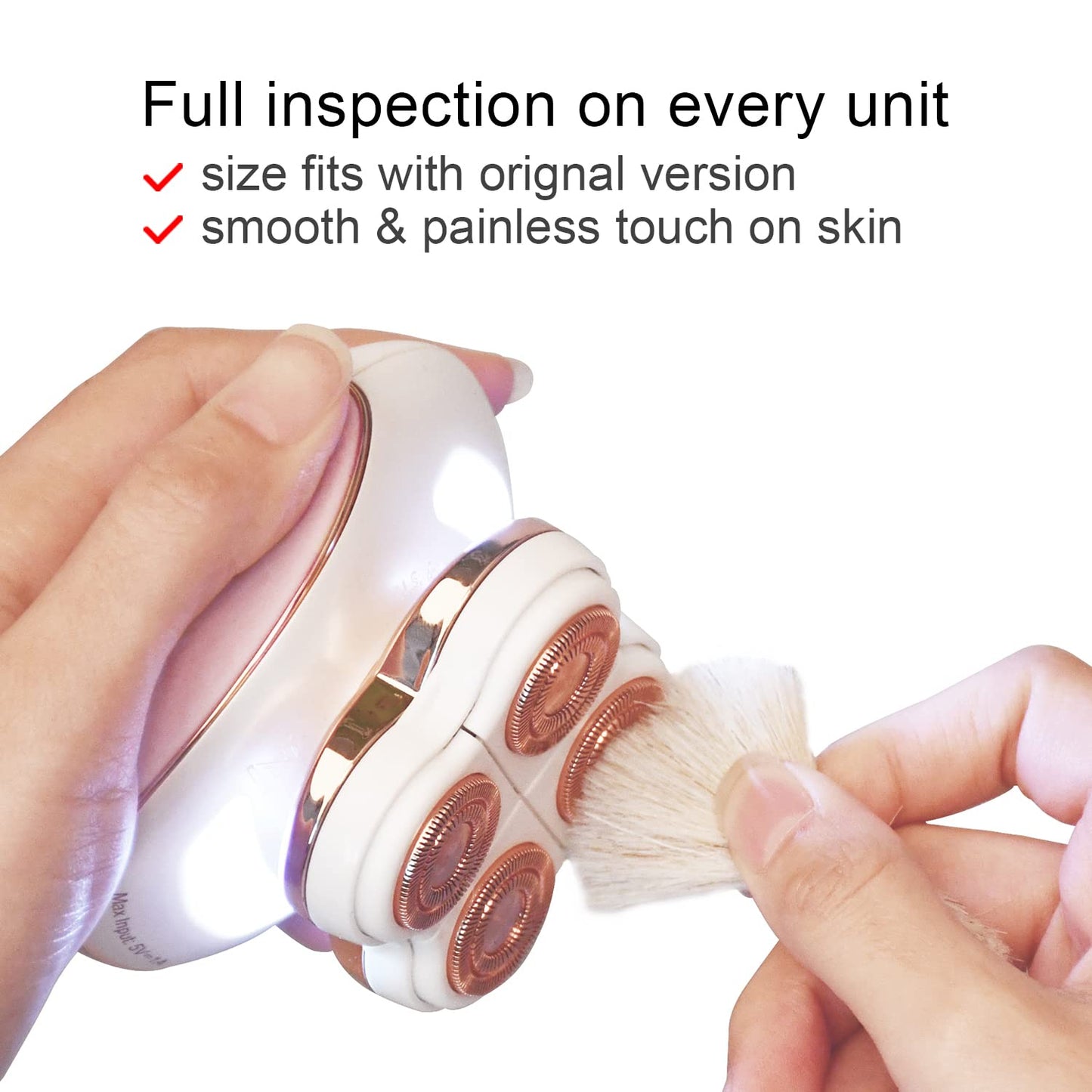 Women Legs Replacement Heads for Flawless Legs Shaver, 1 Pack