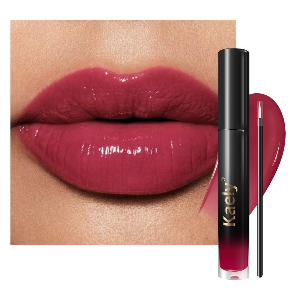 Kaely Longwear No-Budge Lipstick - Highly Pigmented Liquid Lip Color, Waterproof & Smudge-Proof | 24-Hour Wear, Vegan, 18 Nude