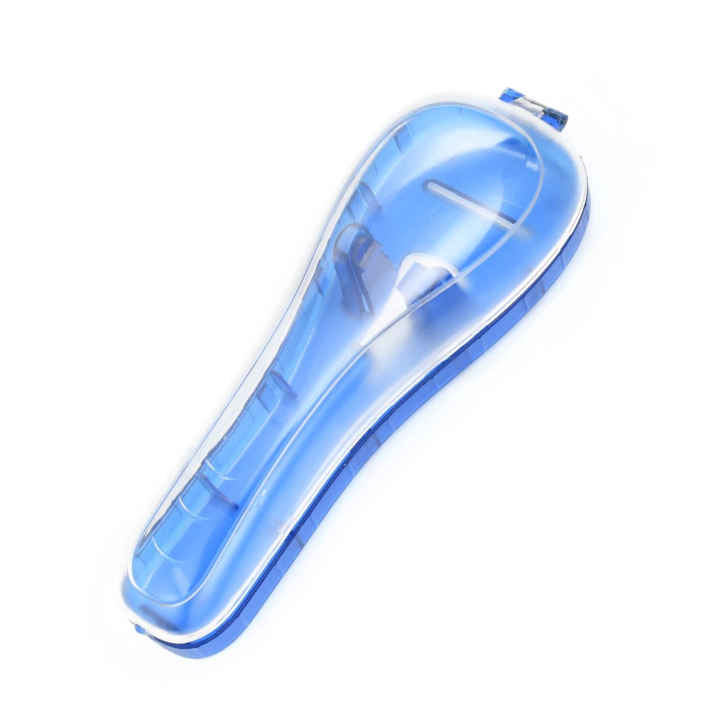 NOVERBEASTE OMLYER Razor Travel Case Portable Plastic Manual Trimmer Protector Men's Razor Case (Blue)