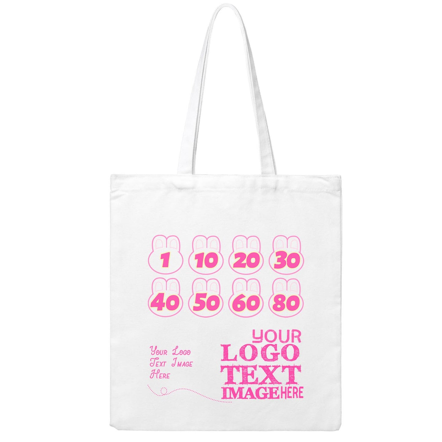 Byxhuc 1-80 Pcs, Shipped in 48h, Personalized Tote Bag, Custom Canvas Tote Bag, Canvas Grocery Bags, White Tote Bags Bulk, Customized Gift Bags, Prints with Your Photos