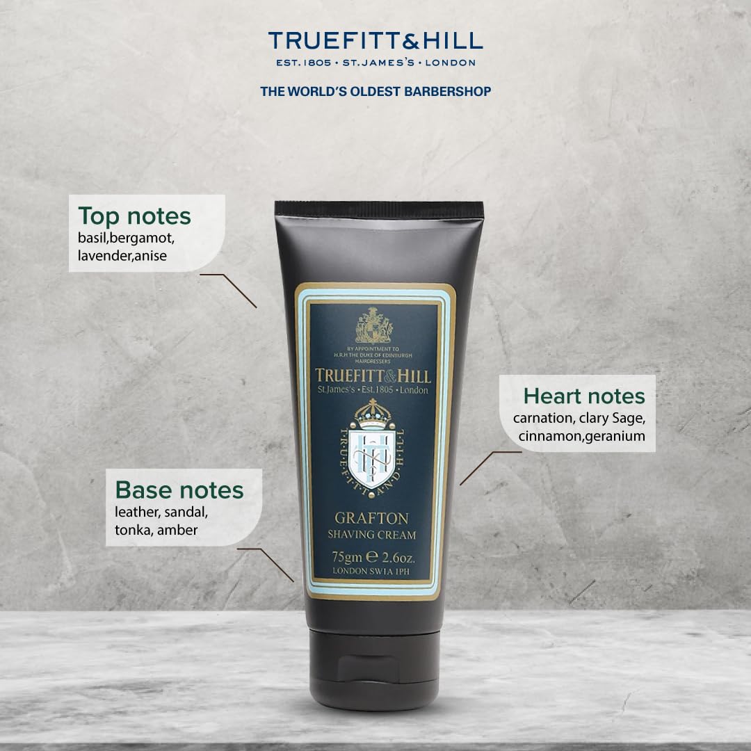 Truefitt & Hill Grafton Shave Cream Tube 75gm