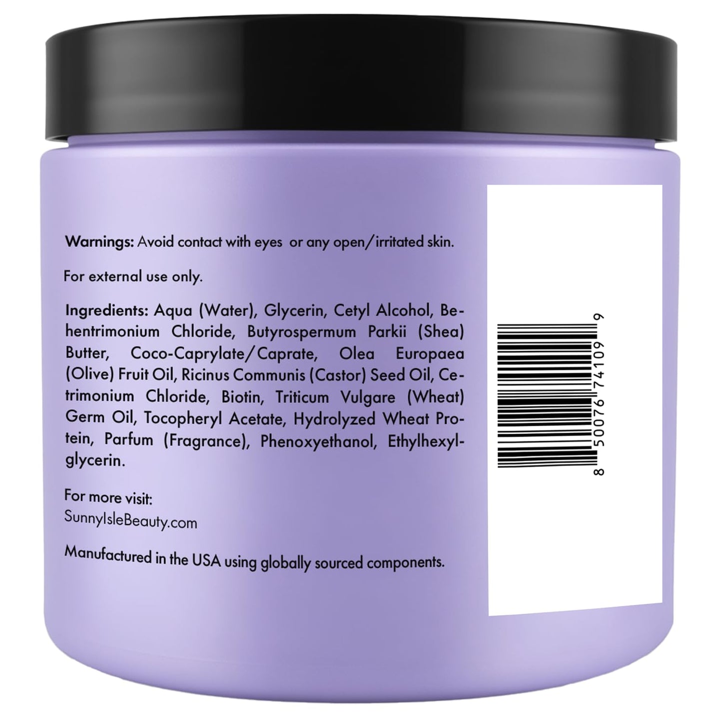 Curly Girl Friendly Intensive Repair Masque - Deep Conditioning Treatment for Curly, Wavy & Coily Hair | Jamaican Black Castor Oil & Shea Butter, 16oz