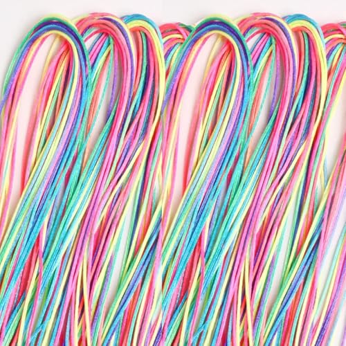 Colorful Gradient Hair Wrap String - 30 Pcs DIY Braids & Styling Accessories