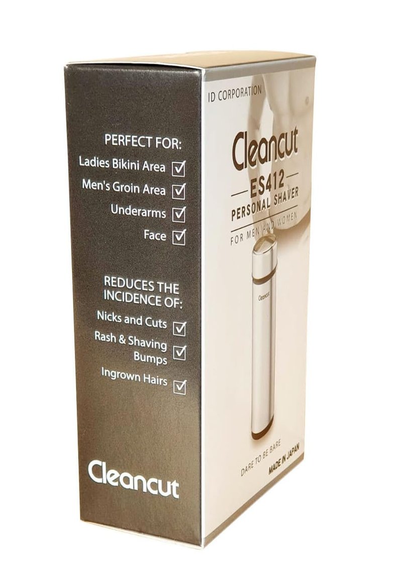 ES412 - Designed for Stubble & Short Hair Maintenance Both Men and Women - Intimate and Sensitive Area Shaver - Not Meant for Long Hair
