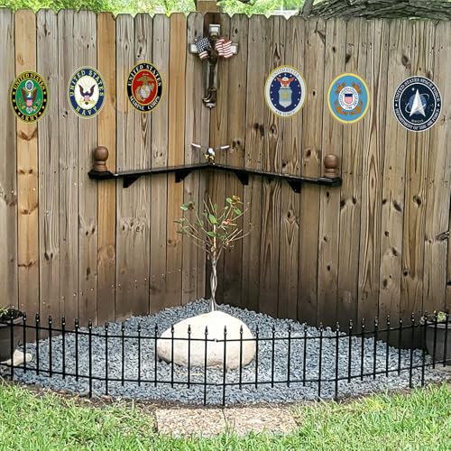 United States Marines Logo Metal Wall Sign - 12 Inch Round Decor