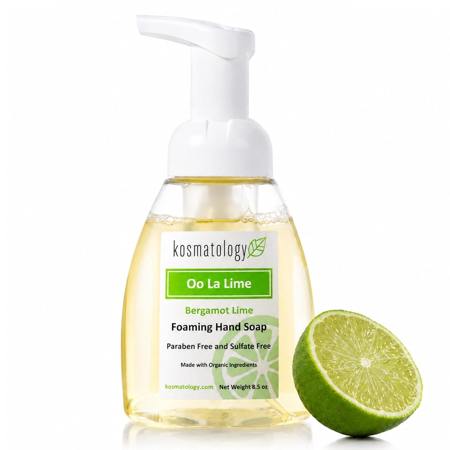 Organic Foaming Hand Soap - Botanical Bliss Lavender-Eucalyptus | Moisturizing Essential Oil Wash (8.5 fl oz)
