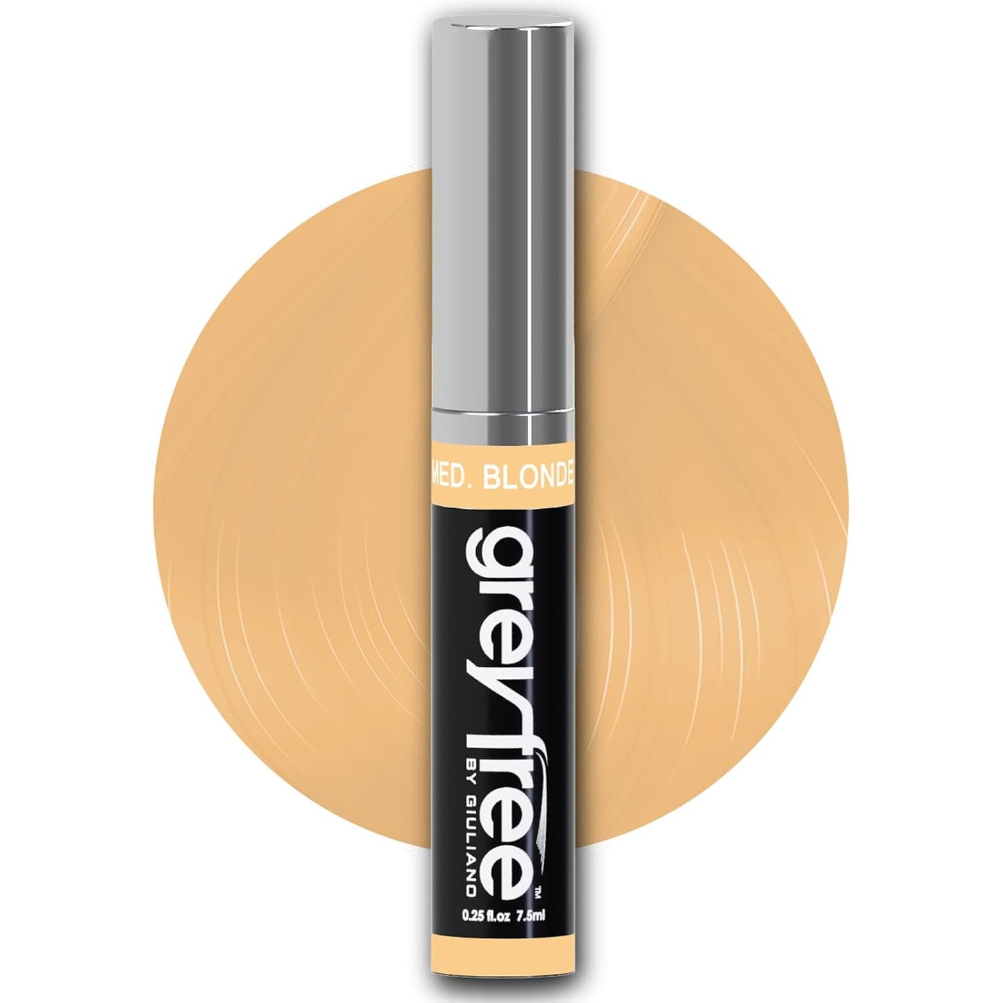 Hair Mascara Root Touch-Up for Gray Hair - Precision Concealer for Brows & Beard | Ash Brown