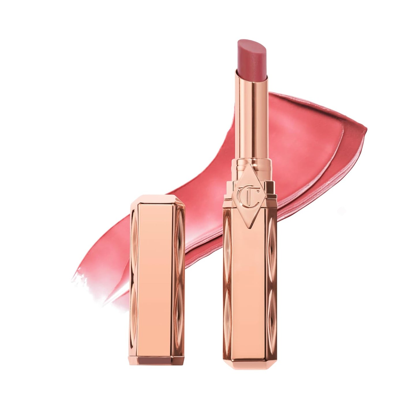 Charlotte Tilbury Pillow Talk Lip Tint - Long-Lasting Blush Balm with Peptides for Hydrated Lips | 24 HR Moisture
