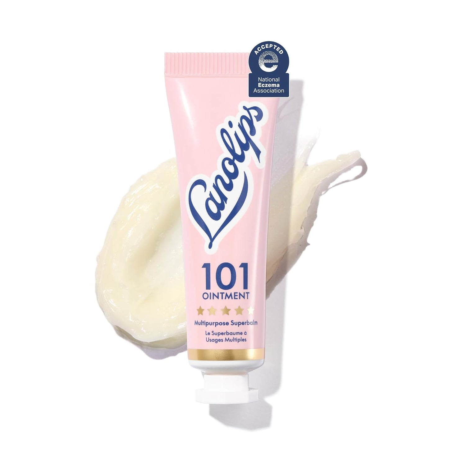 Lanolin 101 Multipurpose Ointment | Healing Lip Balm & Skin Moisturizer - No Petroleum Formula (0.52 oz)