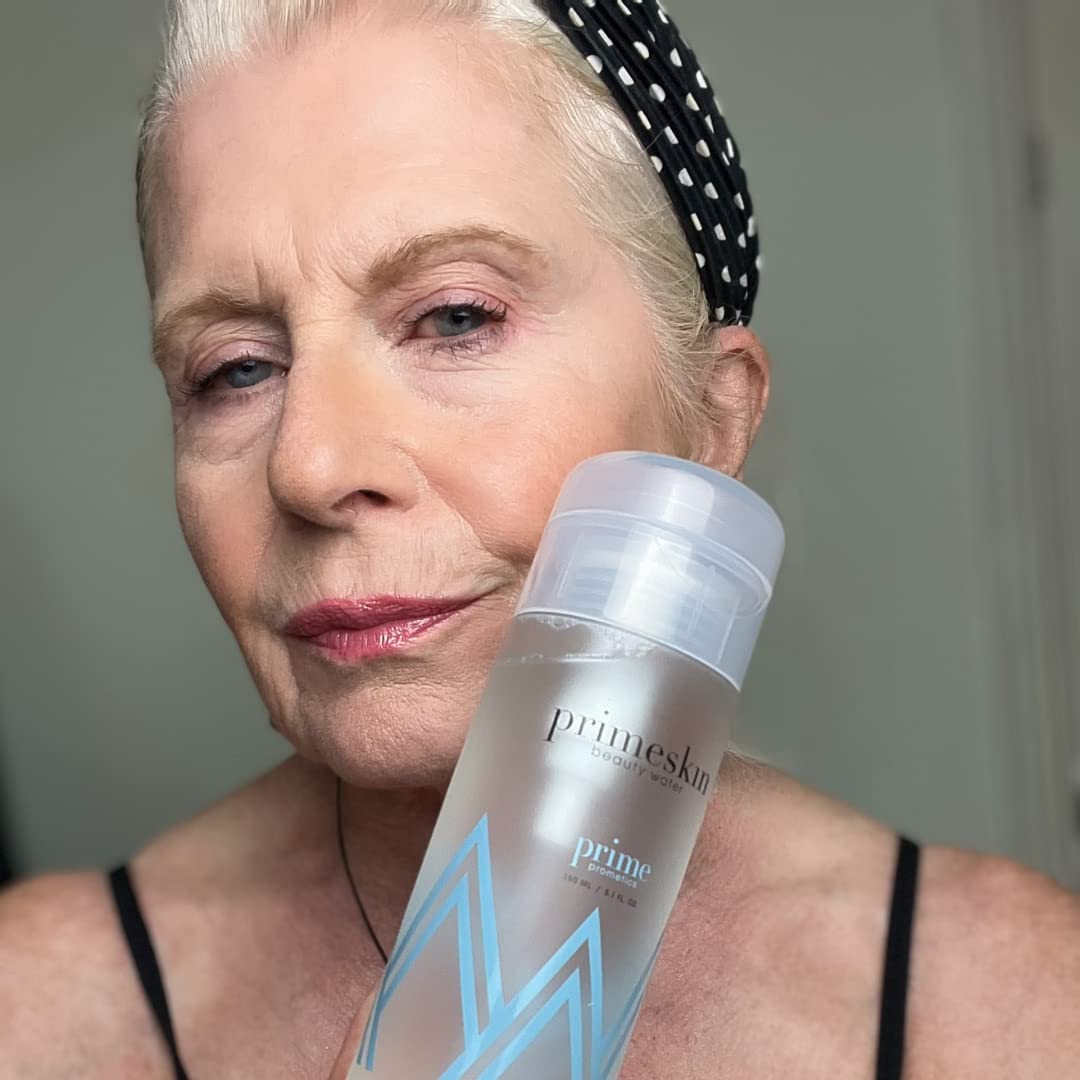 PrimeSkin Beauty Water - Deeply Hydrating Pro-Age Makeup Remover for All Skin Types | pH Balanced, Hypoallergenic