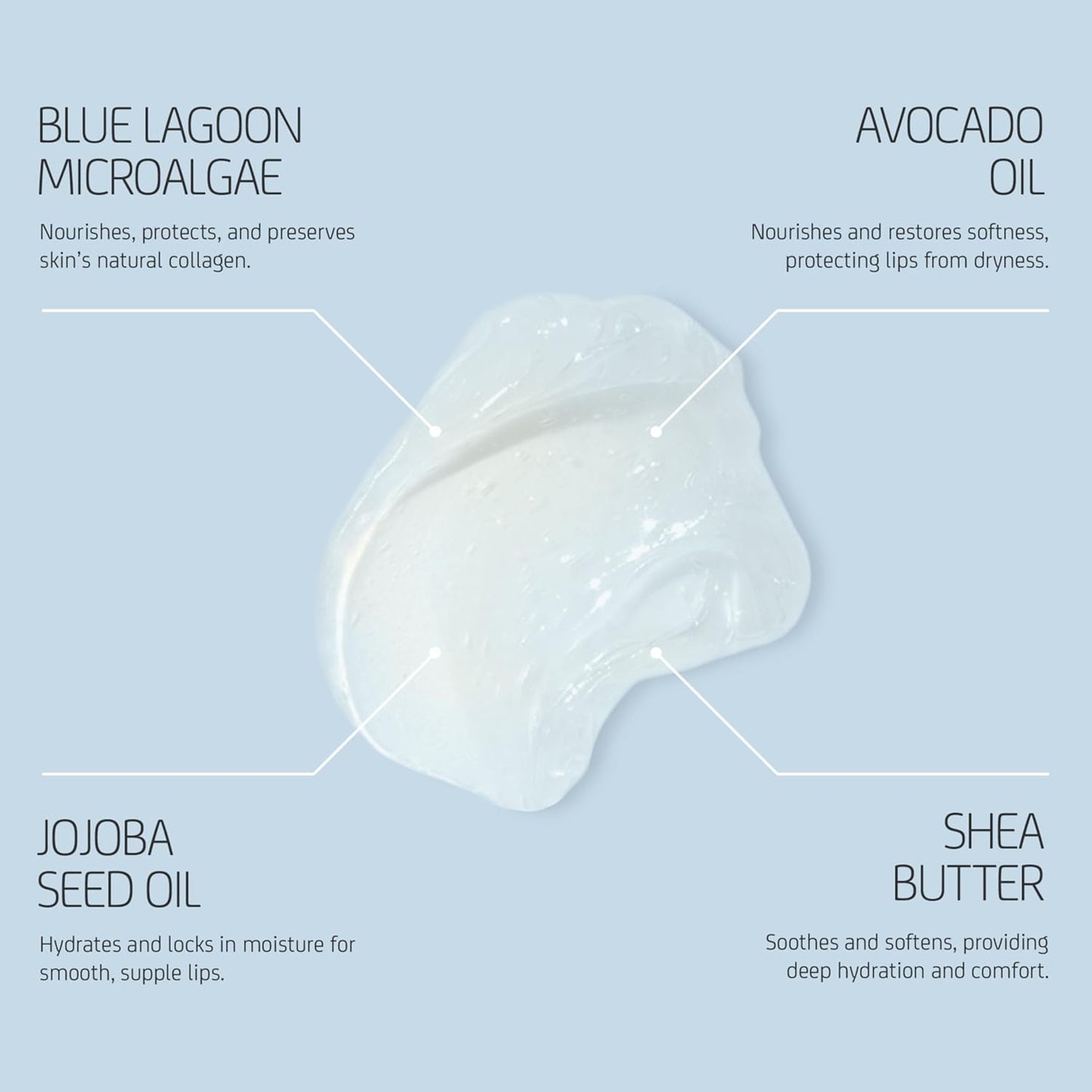 Blue Lagoon Skin Science - Nourishing Plumping Lip Balm | Bioactive Icelandic Skincare (0.33 oz | 10 ml)