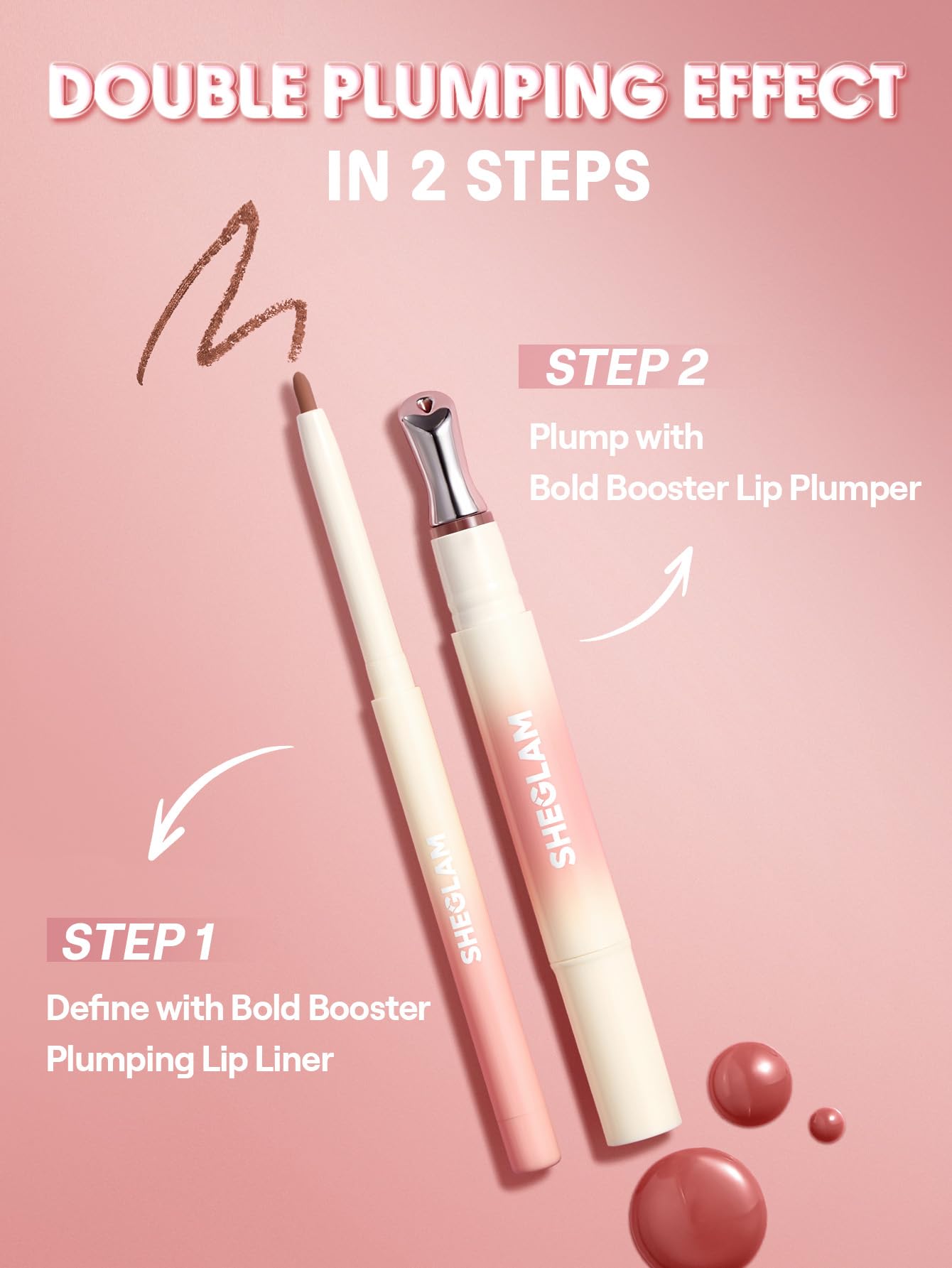 SHEGLAM Hydrating Lip Gloss Cruelty-Free Plumping Peptides-Berry Spritz