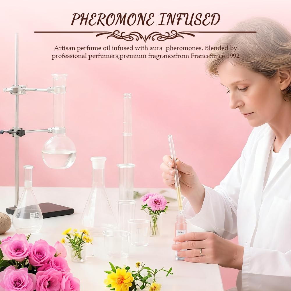 Pheromone Perfume for Women - Long Lasting Roll-On Fragrance Oil | Travel Size Scent for Confidence & All-Day Wear
