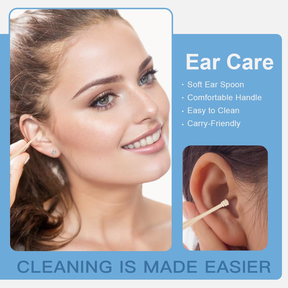 Nasal Hair Cutter, 2026 New Nose Hair Trimmer for Men Women, 360° Rotating Portable Manual Nose Hair Remover Tool, With Ear Picker Double Sided Noses Hairs Knife Travel Essentials (Beige, 3PCS)