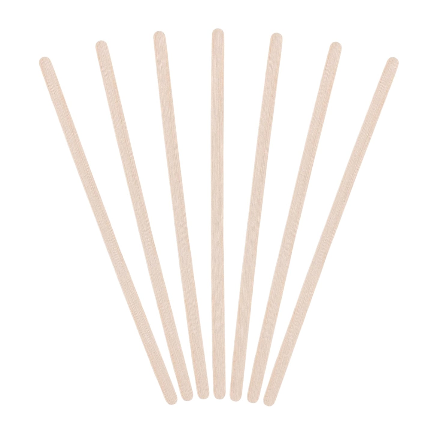 300/600/1200 Pieces Disposable Wood Stick Beauty Spatulas Log Hair Removal Wax Coating and Eyebrow Trimming Wooden Stick (1200pcs)