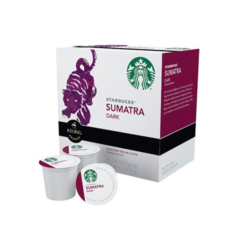 Starbucks K-Cup Coffee Pods - Dark Roast French Roast for Hot or Iced Coffee | 96 Count