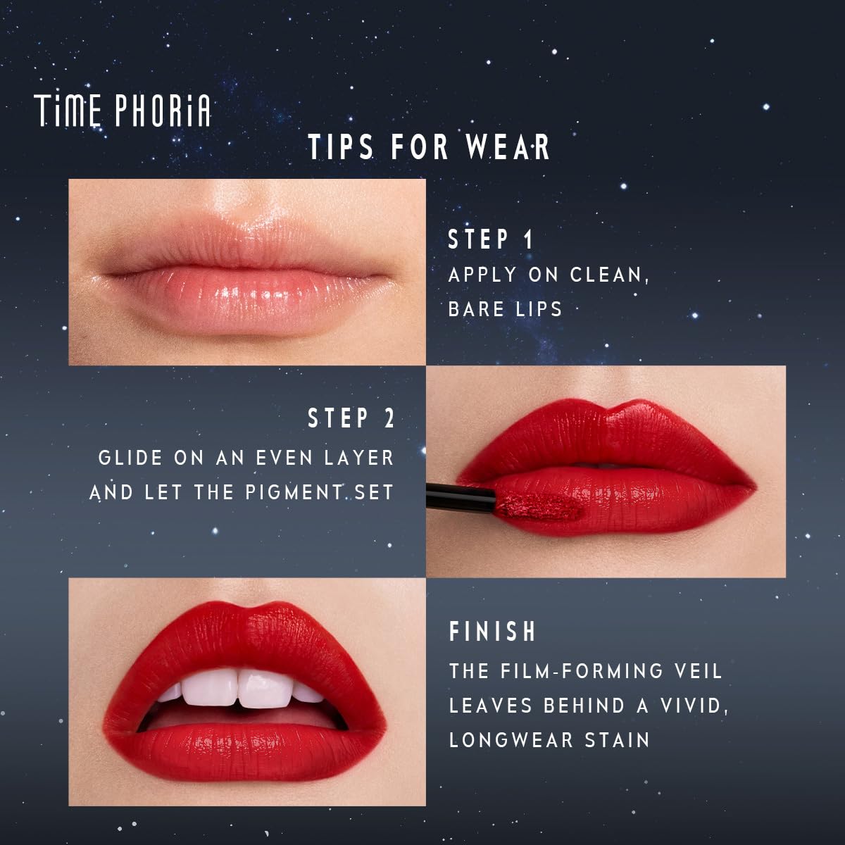 TIMEPHORIA Aion Superstain Lip Stain Tattoo Ink, Long Lasting Semi-gloss Finish, Full Coverage Lip Tint with High Pigments, Hydrating Watery Gel Deep Tomato Red Lip Color for Vibrant Stain 009 Chrysa