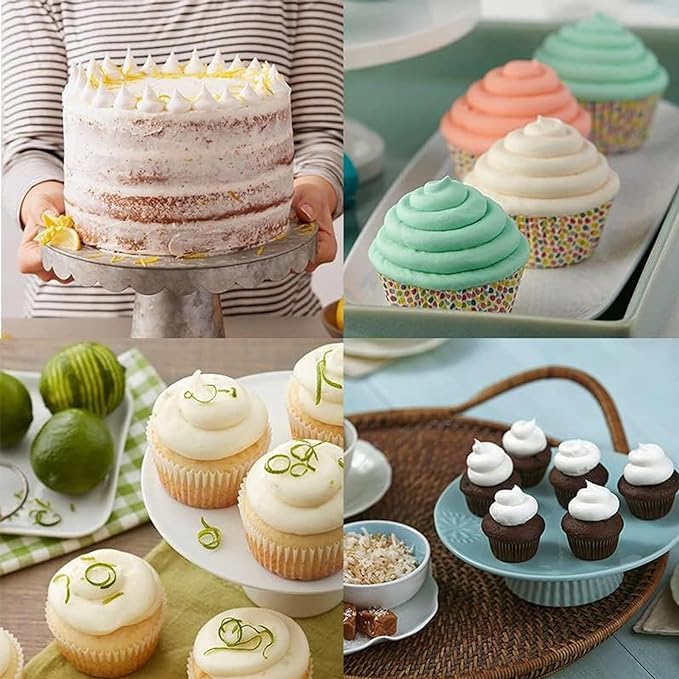 Stainless Steel Cake Decorating Piping Tips Set - 24 Piece Kit