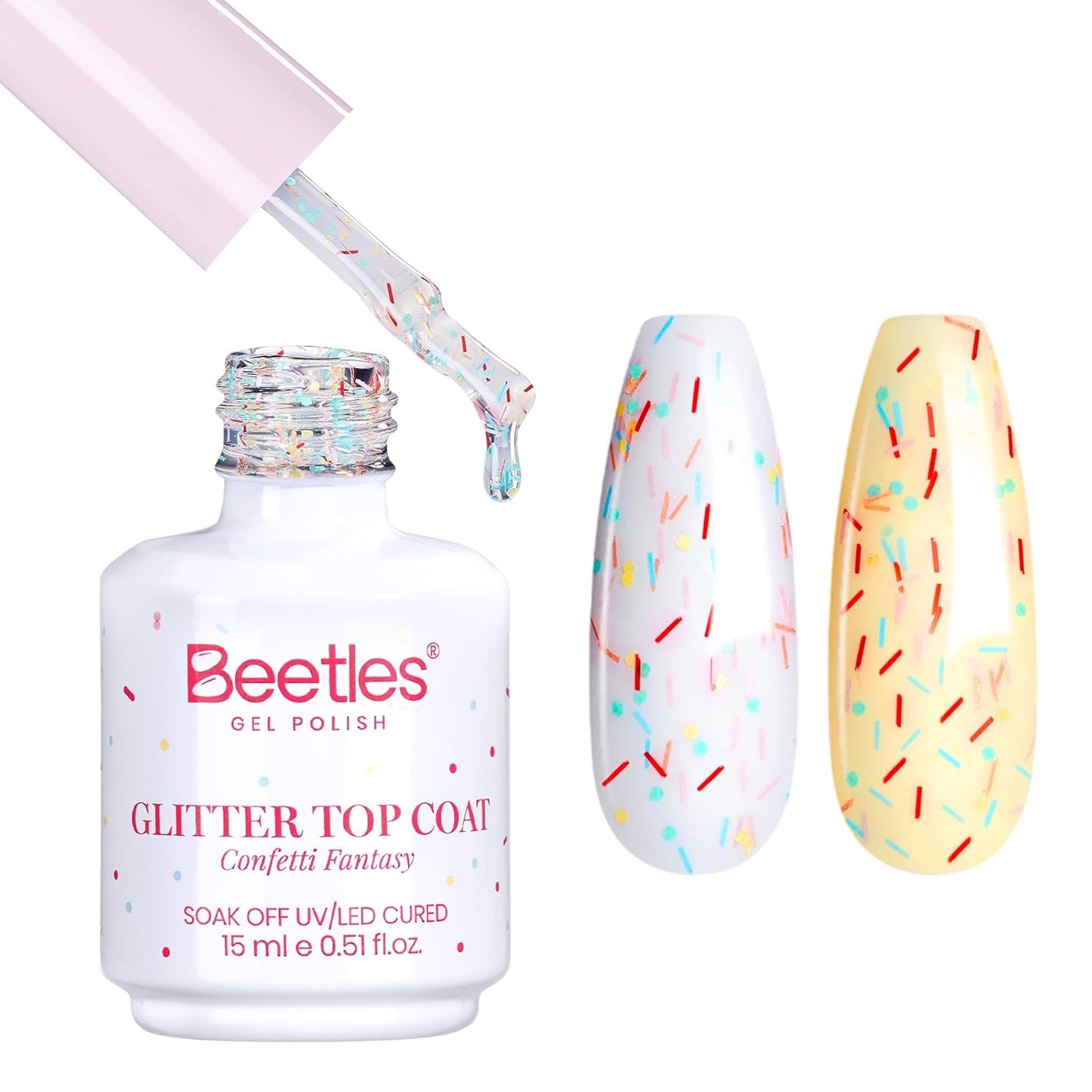 Beetles Gel Nail Polish Kit - 6 Soak Off UV Colors | Long-Lasting Glossy Finish for Salon & Home Manicure
